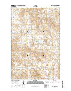 Smoky Butte Creek 2017 topographic map thumbnail