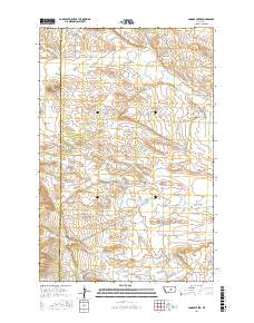 Snoose Creek 2017 topographic map thumbnail