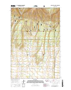 Snow Saucer Coulee 2017 topographic map thumbnail