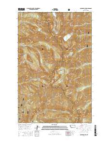 Snowshoe Peak 2017 topographic map thumbnail