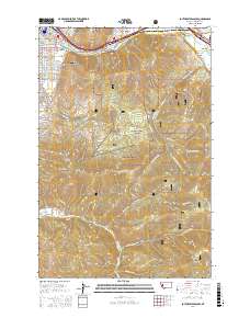 Southeast Missoula 2017 topographic map thumbnail