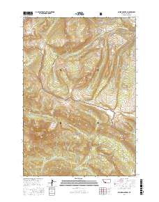 Sphinx Mountain 2017 topographic map thumbnail