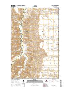 Spring Coulee 2017 topographic map thumbnail