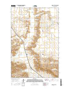 Square Butte 2017 topographic map thumbnail