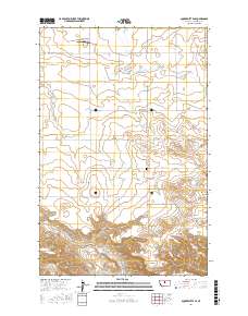 Square Butte SE 2017 topographic map thumbnail