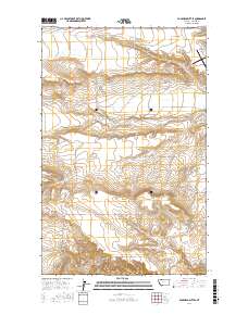 Duckhead Buttes 2017 topographic map thumbnail