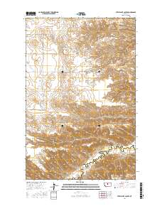Steele Lake Coulee 2017 topographic map thumbnail