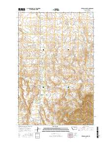 Stiffarm Coulee 2017 topographic map thumbnail