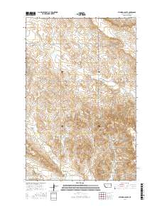 Stinking Coulee 2017 topographic map thumbnail