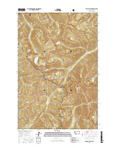 Straight Peak 2017 topographic map thumbnail