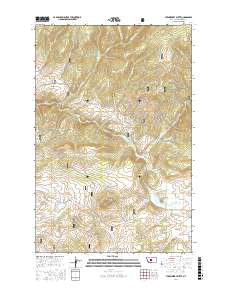 Strawberry Butte 2017 topographic map thumbnail