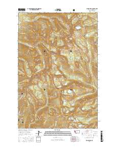 Stuart Peak 2017 topographic map thumbnail
