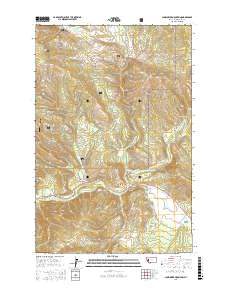 Sunflower Mountain 2017 topographic map thumbnail