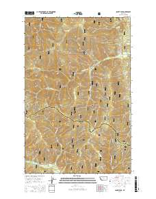 Sunset Peak 2017 topographic map thumbnail