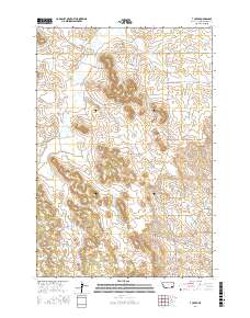 T Creek 2017 topographic map thumbnail