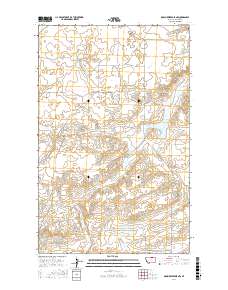 Down Reservoir NW 2017 topographic map thumbnail