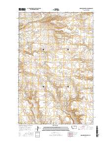 Down Reservoir SW 2017 topographic map thumbnail
