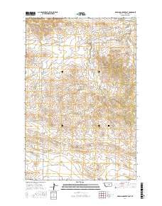 Dry Blood Creek East 2017 topographic map thumbnail