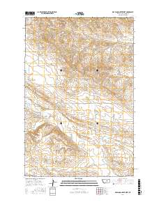 Dry Blood Creek West 2017 topographic map preview