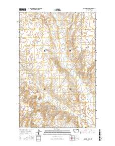 Dry Fork Creek 2017 topographic map thumbnail