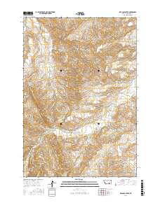 Dry Soap Creek 2017 topographic map thumbnail