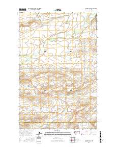 Dupuyer East 2017 topographic map thumbnail