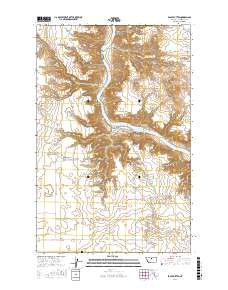 Eagle Buttes 2017 topographic map thumbnail