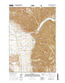 Earthquake Lake 2017 topographic map thumbnail