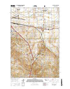 East Helena 2017 topographic map thumbnail