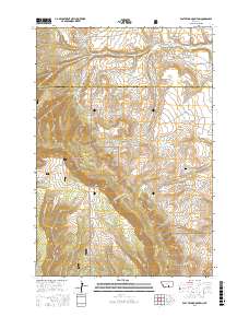 East Pryor Mountain 2017 topographic map thumbnail