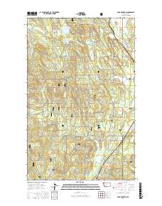 Edna Mountain 2017 topographic map thumbnail