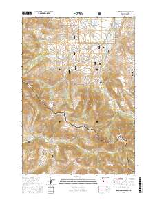 Eighteenmile Peak 2017 topographic map thumbnail