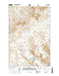 Ekalaka 2017 topographic map thumbnail