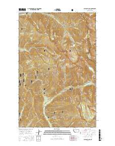 Elephant Peak 2017 topographic map thumbnail