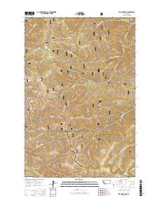 Elk Mountain 2017 topographic map thumbnail