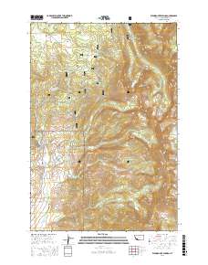 Elkhorn Hot Springs 2017 topographic map preview