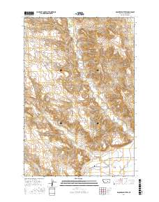 Rancher Cemetery 2017 topographic map thumbnail