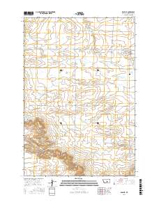 Rapelje 2017 topographic map thumbnail