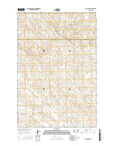 Red Buttes 2017 topographic map thumbnail