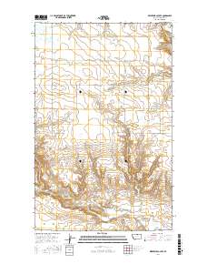 Reservoir Coulee 2017 topographic map thumbnail