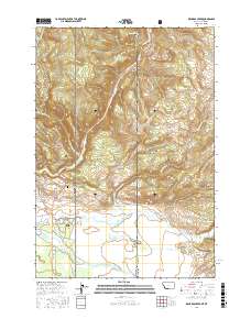 Richards Creek 2017 topographic map thumbnail