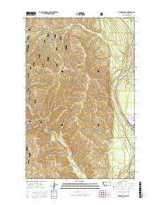 Richards Peak 2017 topographic map thumbnail