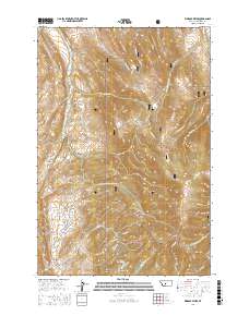 Rimrock Divide 2017 topographic map thumbnail
