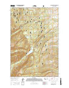 Rock Creek Lake 2017 topographic map thumbnail