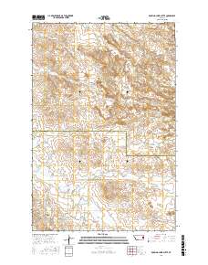 Rocking Chair Butte 2017 topographic map thumbnail