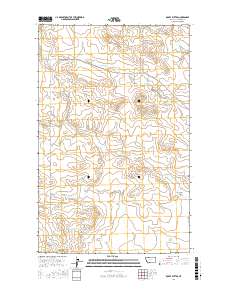 Rocky Buttes 2017 topographic map thumbnail