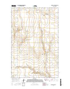 Rocky Coulee 2017 topographic map thumbnail