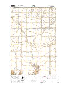 Rocky Coulee SE 2017 topographic map thumbnail