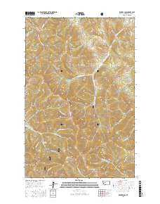 Rogers Pass 2017 topographic map thumbnail