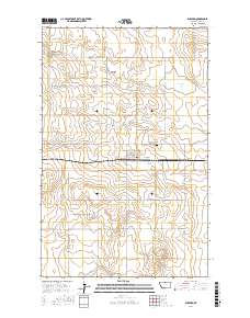 Rudyard 2017 topographic map thumbnail
